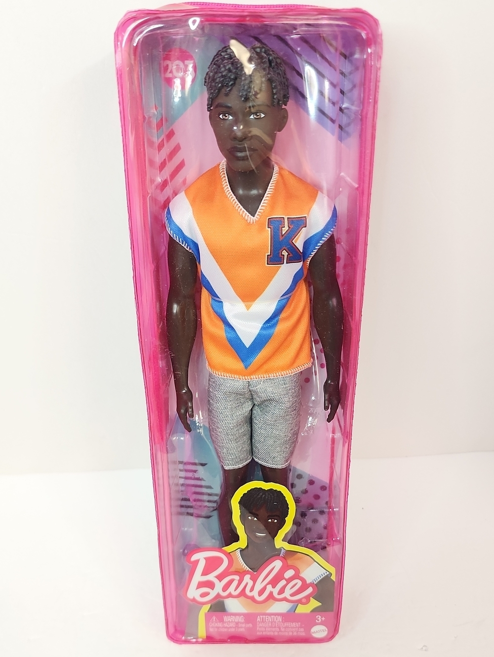 Barbie Fashionistas Ken #228 Cheerleader Doll Orange Blue NRFB 2024